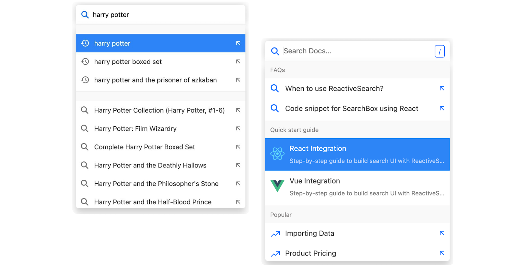 Analytics data driven improvements